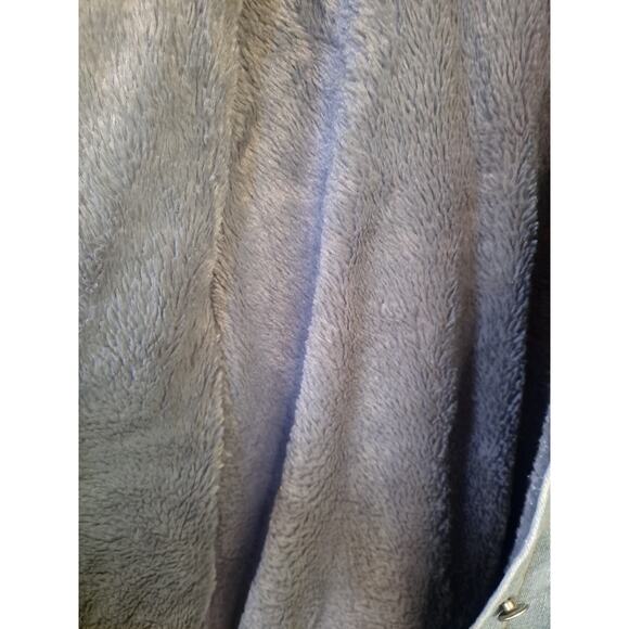 NWT Fleece Lined Denim Button Up Jacket Size Small - Picture 2 of 9